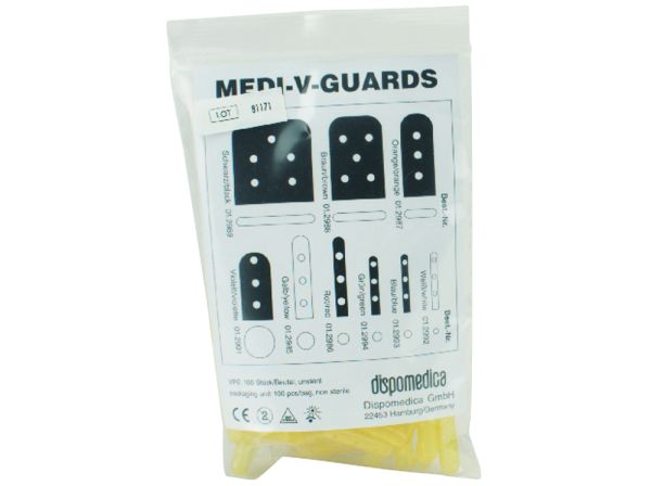 Medi-V-Guards giallo 4,8 mm 100 pz.
